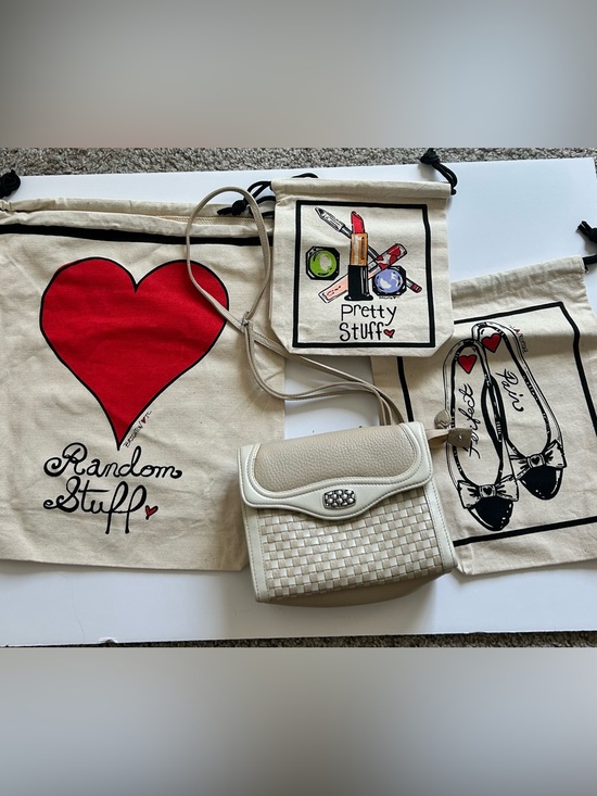 Brighton Handbags - Brighton Crossbody Purse & Drawstring Bag Set – 4 Piece Bundle